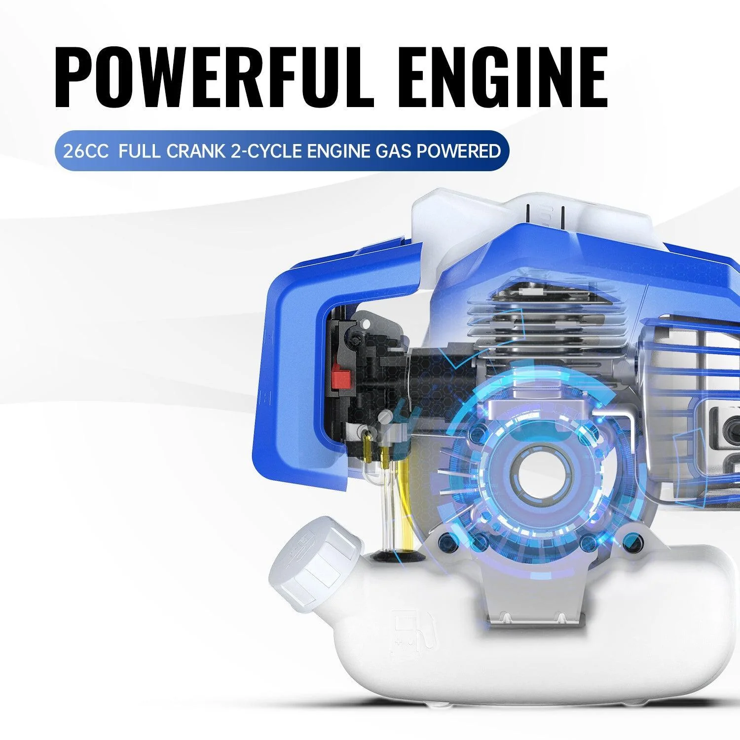 26cc 17 in Weed Wacker l String Trimmer 3-in-1 Multi Lawn Care Tools