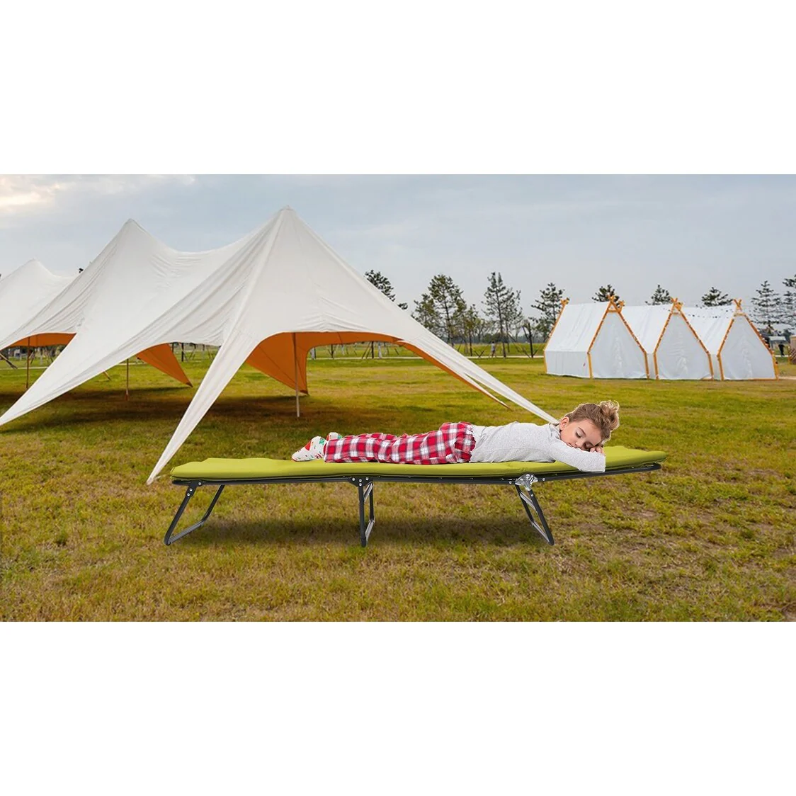 Folding Camping Cot for Adults