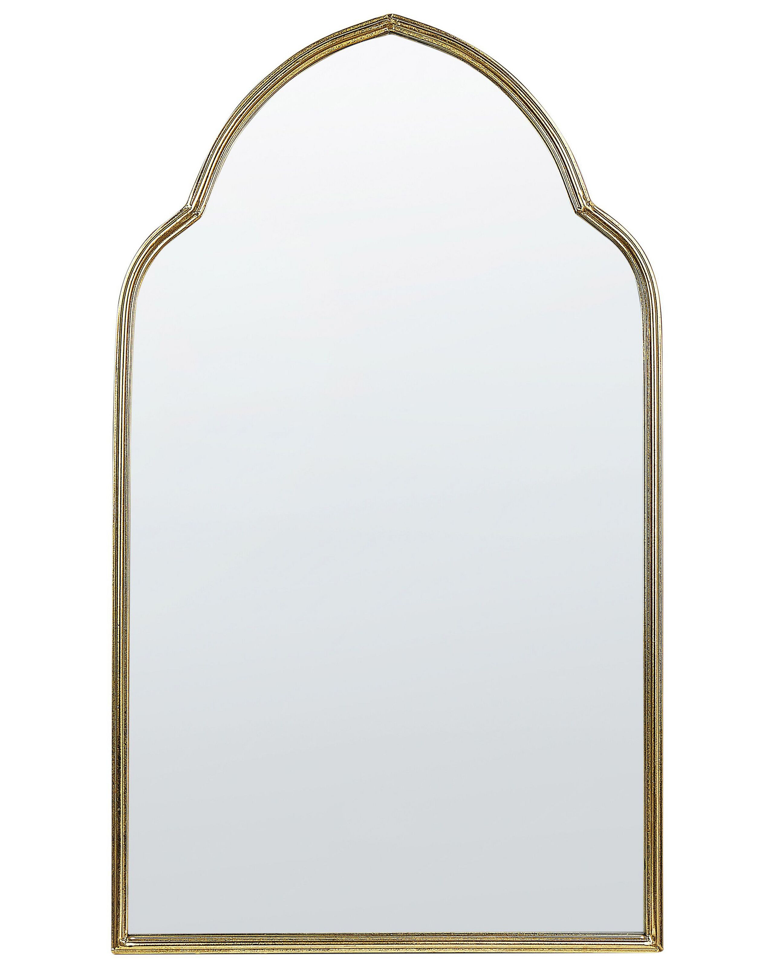 Lustro wiszące dekoracja ścienna 54 x 100 cm złote