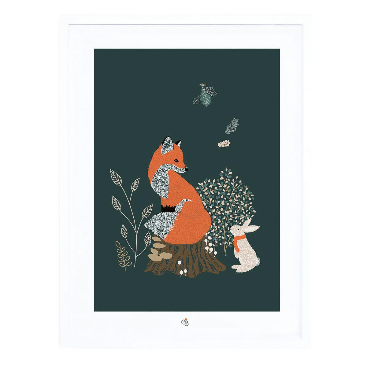 - Affiche encadrée M.Fox renard (30 x 40 cm)