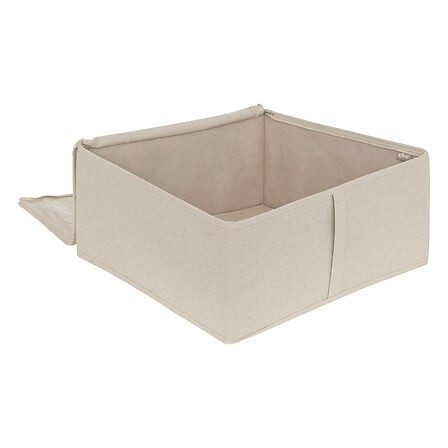 Torba do przechowywania dressy  beżowa 44,5 x 45,5 x 20 cm