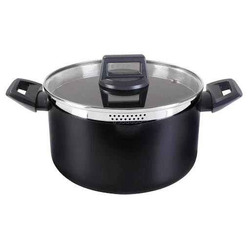 Stanley Rogers Statement Ceramic Non-Stick Casserole Pot W/ Lid 24cm / 5.5L
