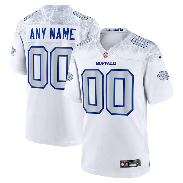 Buffalo Bills Nike 2025 Rivalries Collection Custom Game Jersey - White