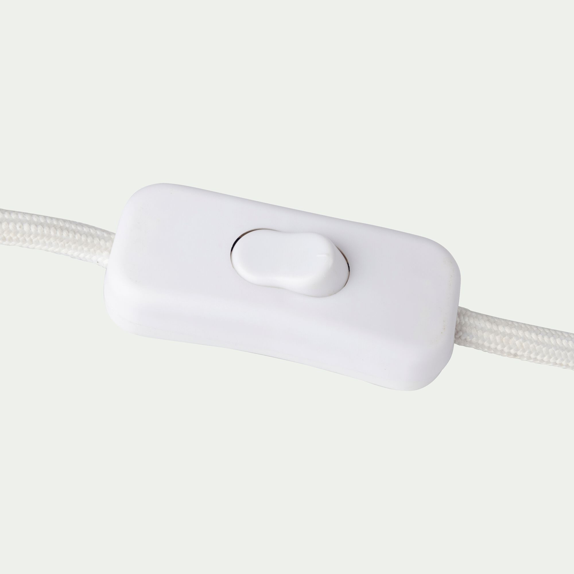 ODERA - Lampe applique en métal blanc D10xH9cm