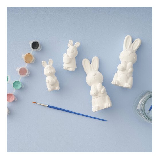 Paint Your Own Bunny Family 4 Pack