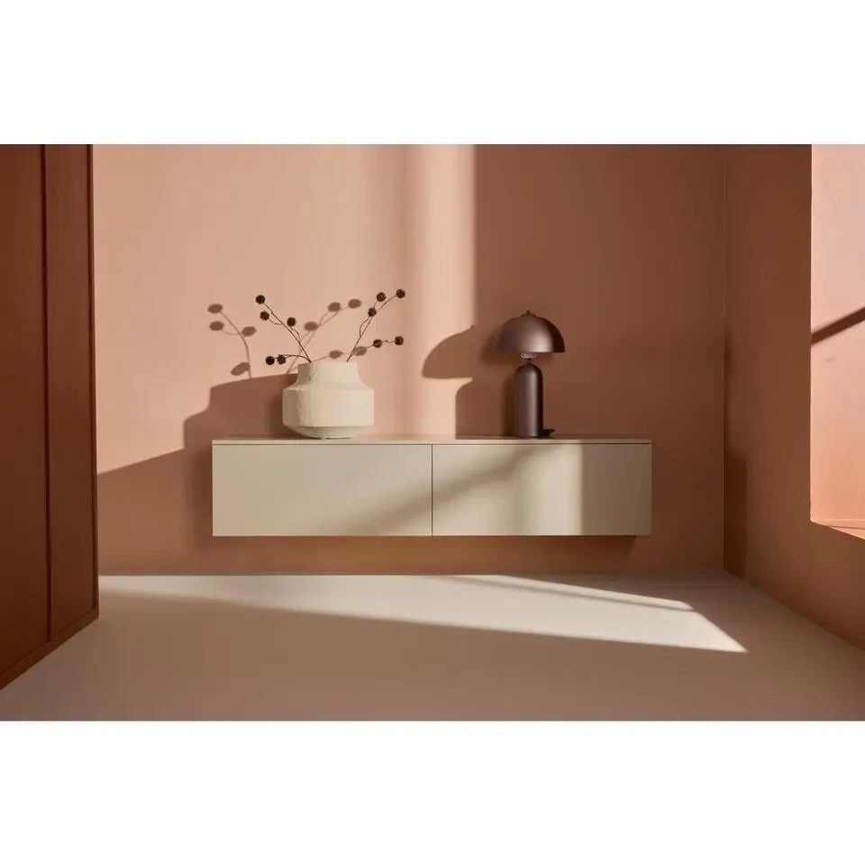 Svea - Santo zwevend TV-meubel - 160 cm - beige