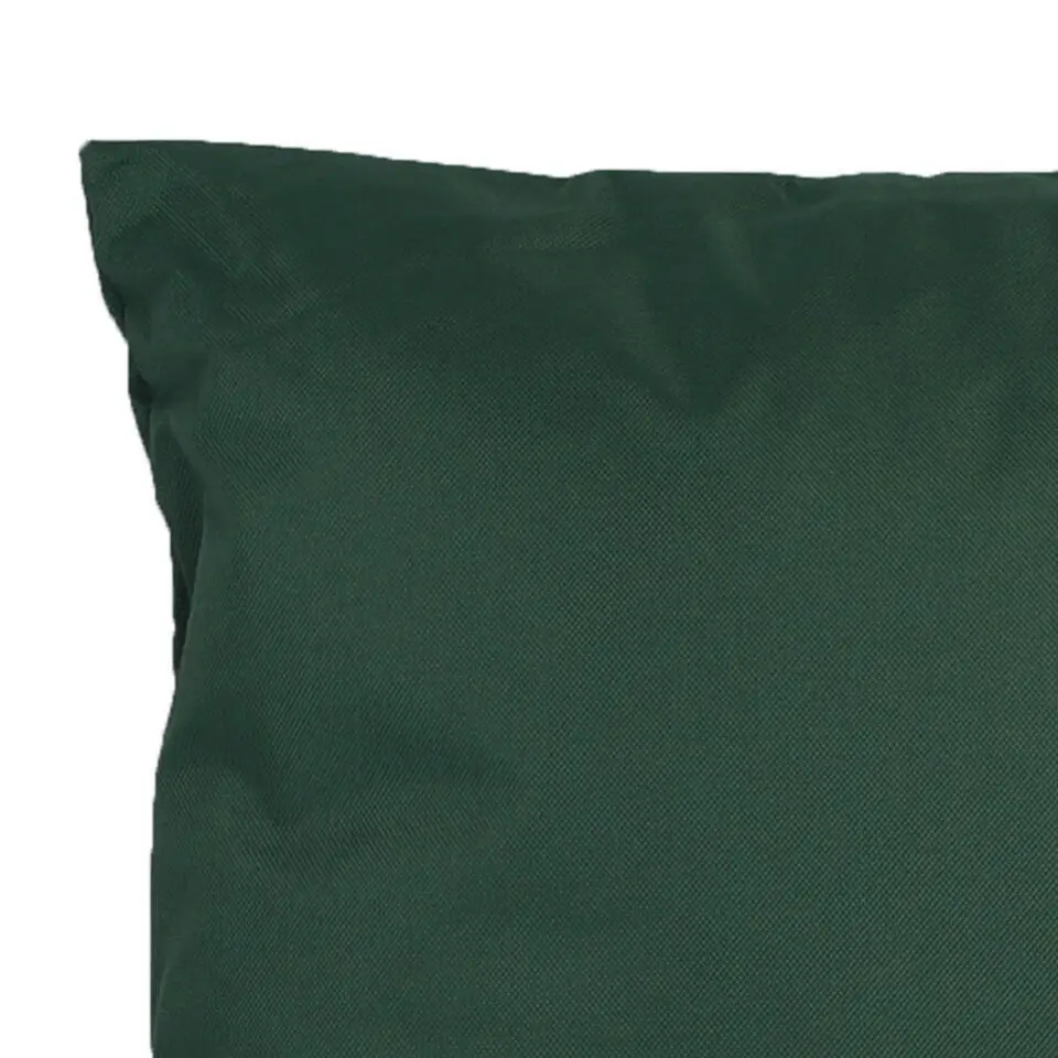 Anna's Collection Sierkussen buiten/tuin - donkergroen - 60 x 60 cm