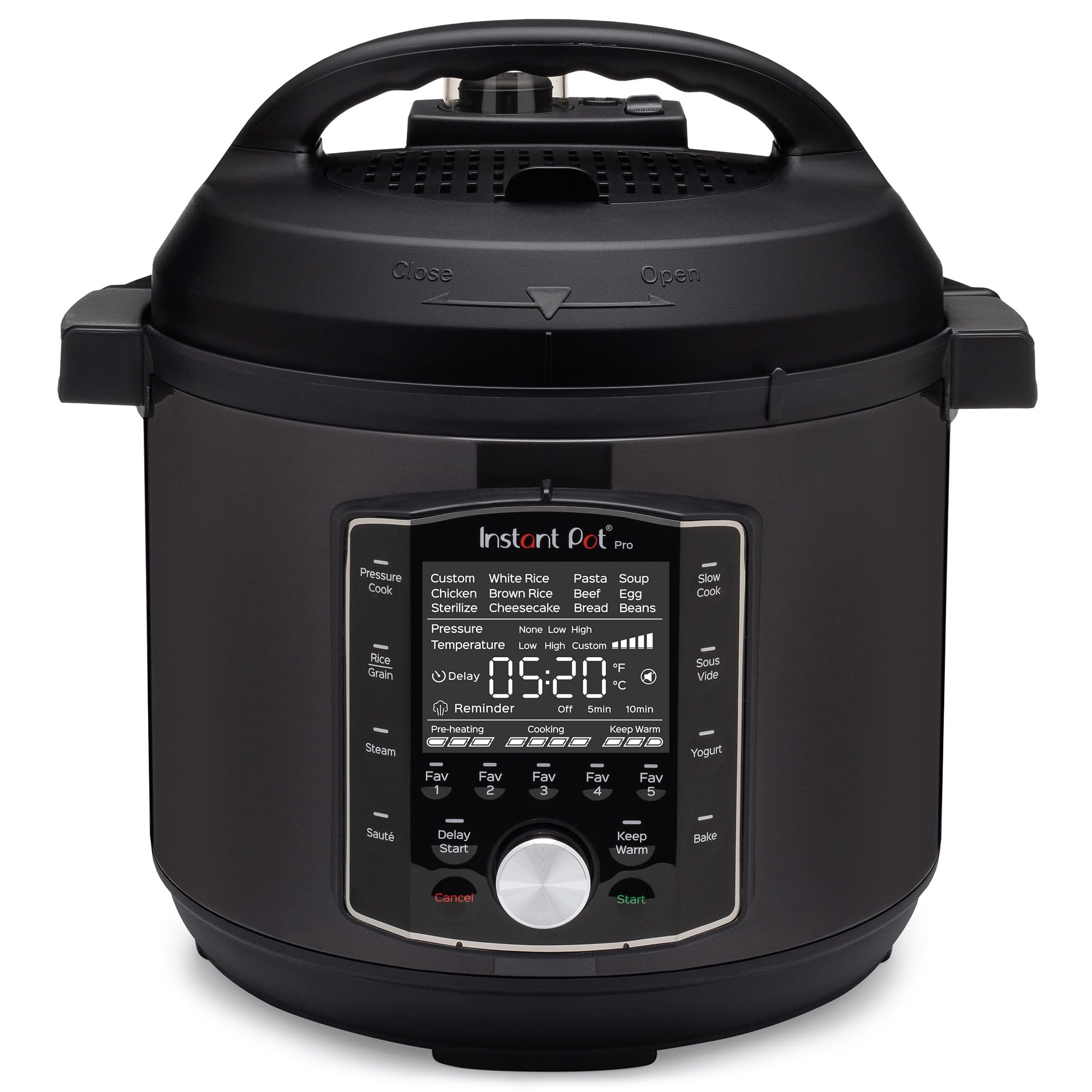 INSTANT POT Pro 10-in-1 Pressure Cooker & Slow Cooker, 8 QT
