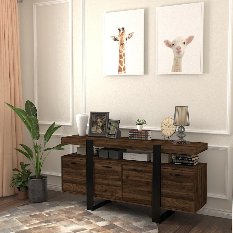 Wood TV Entertainment Center