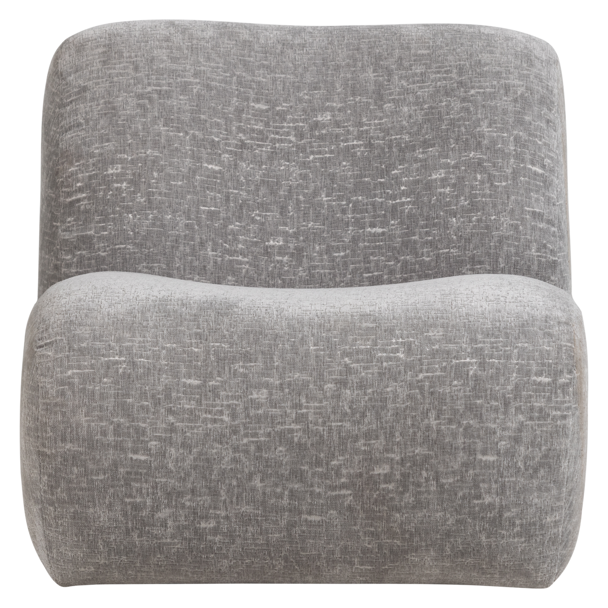WOOOD fauteuil craquelé Nomu - Velvet - Lichtblauw - 74x76x92