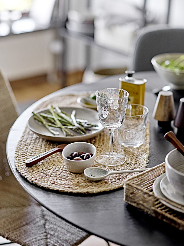 Set 4 verres a vin marteles d8 h17 - bloomingville transparent