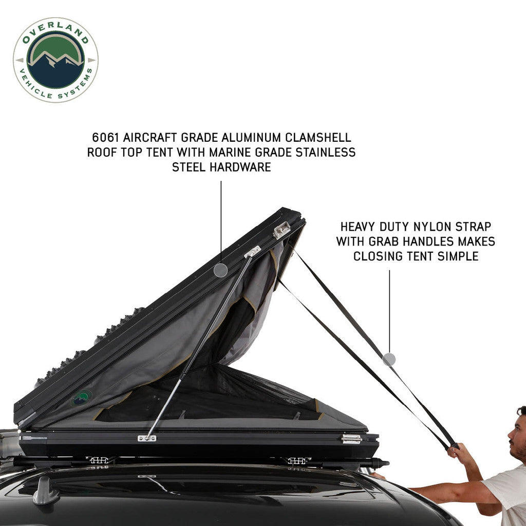Sidewinder Aluminum Side Opening 2-3 Person Roof Top Tent