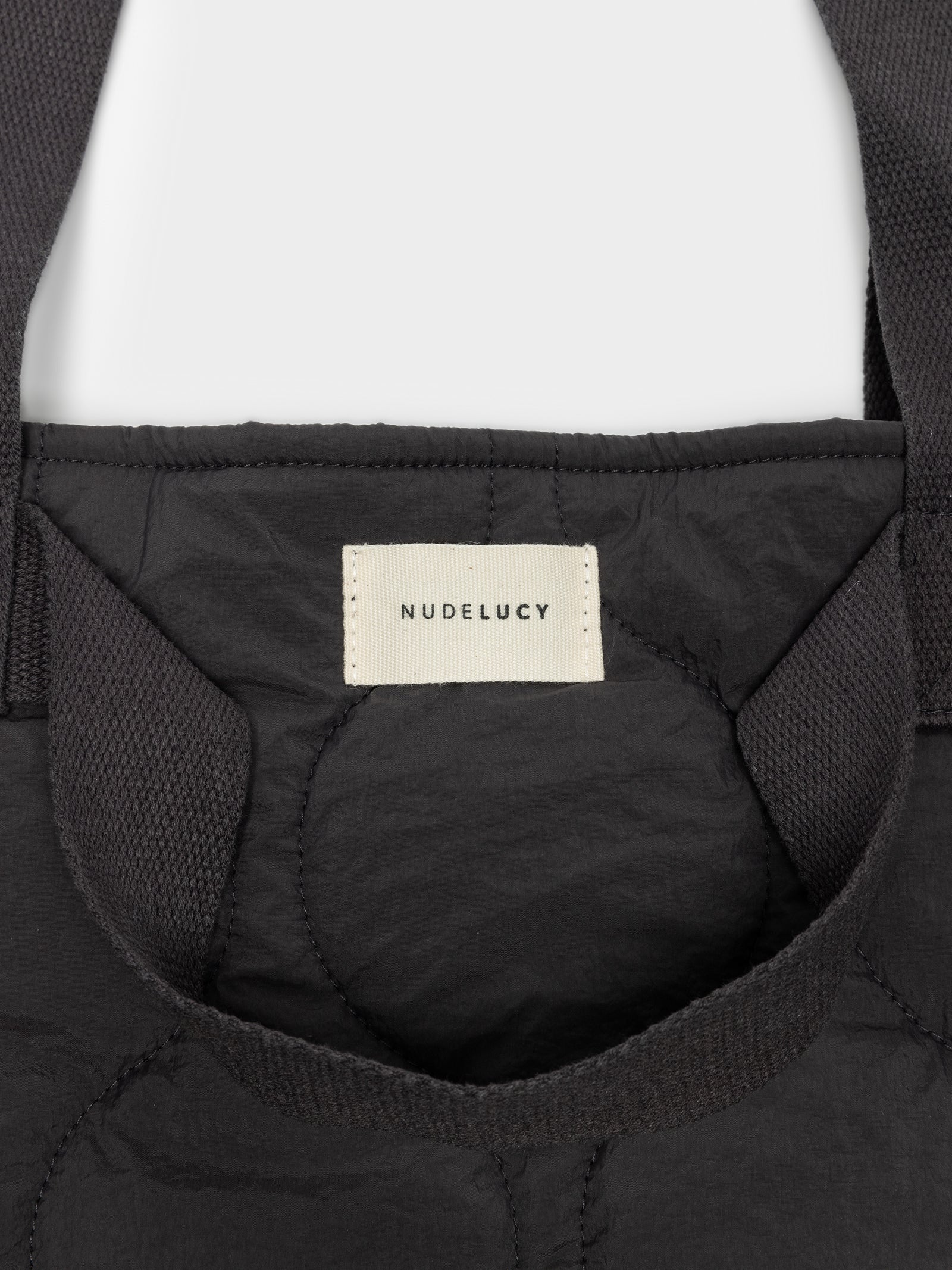 Nude Puffer Tote Bag