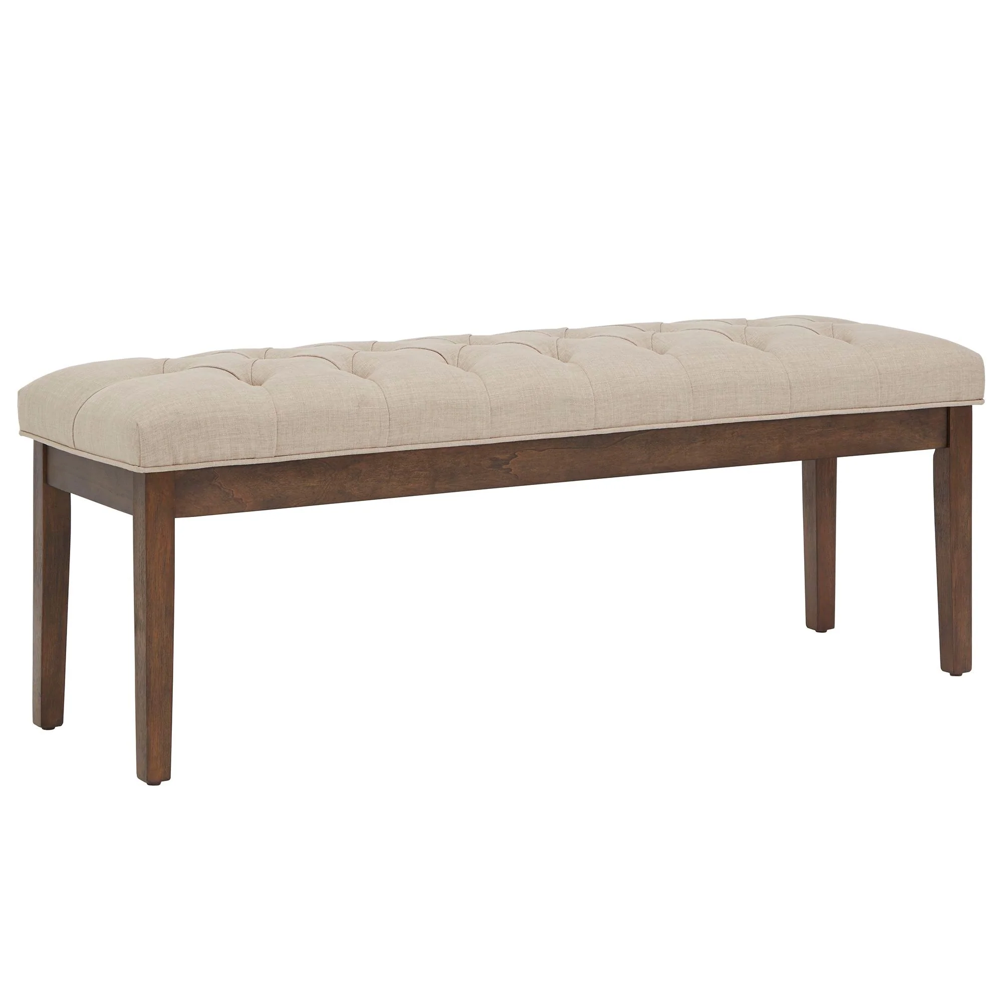 Benchwright Premium Tufted Reclaimed 52-inch Upholstered Bench by iNSPIRE Q Artisan