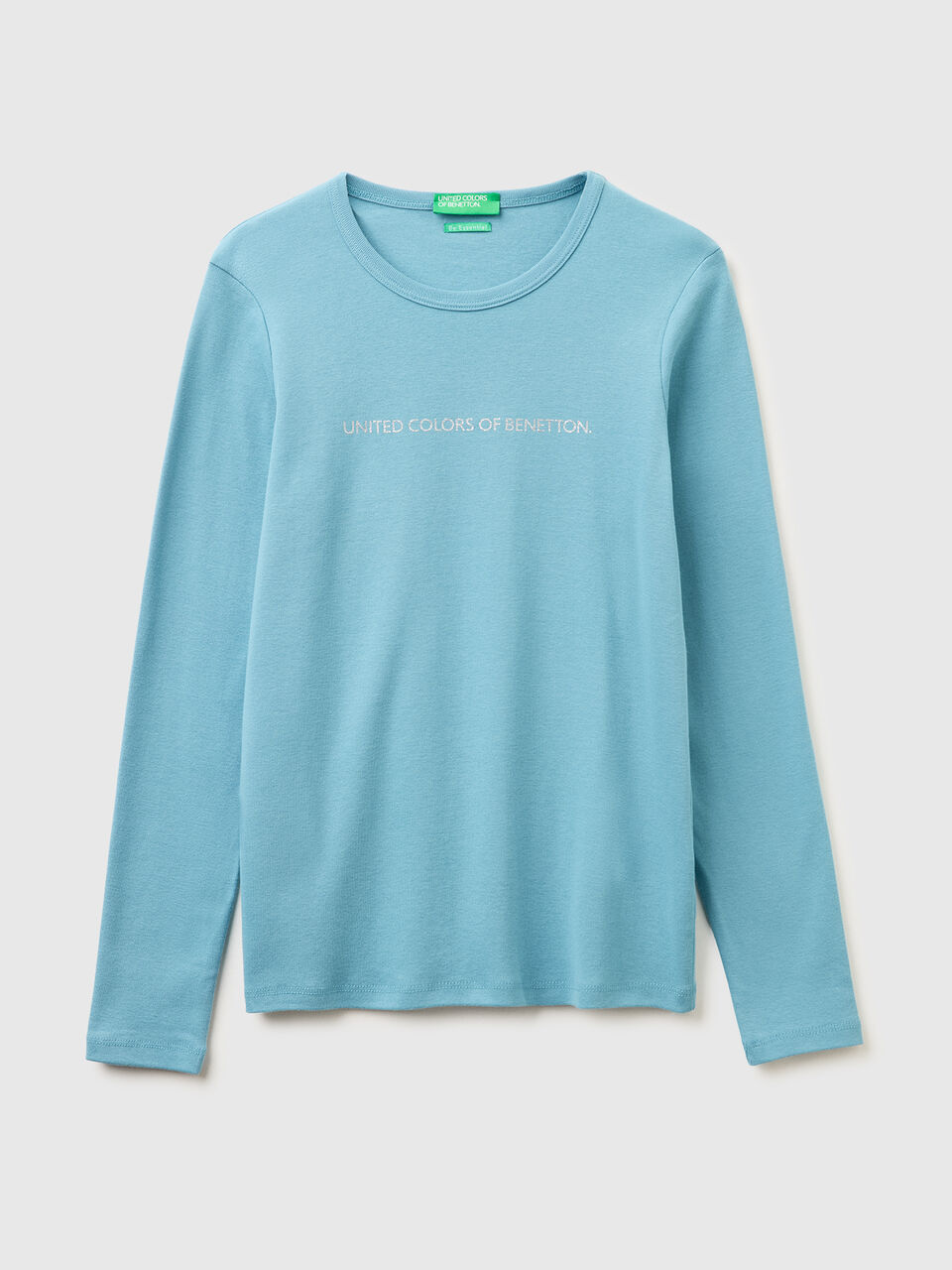 Long sleeve t-shirt with glitter logo