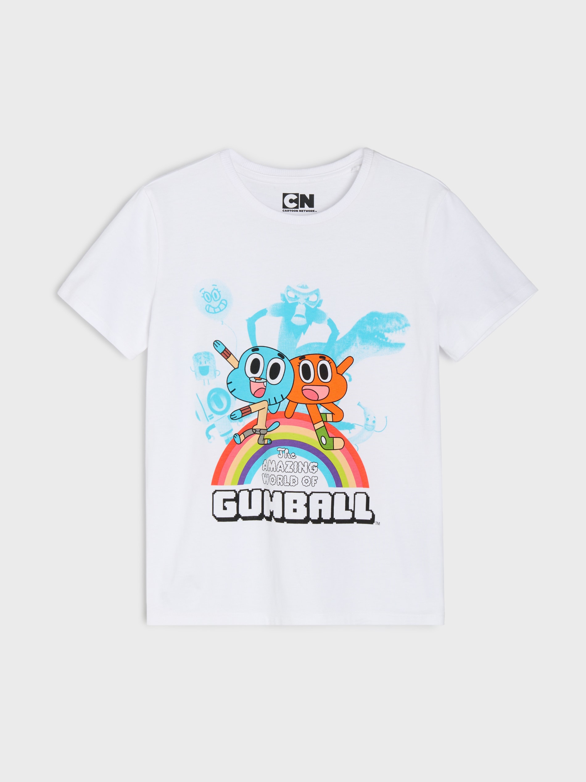 Bawełniana piżama dwuczęściowa z nadrukiem The Amazing World of Gumball