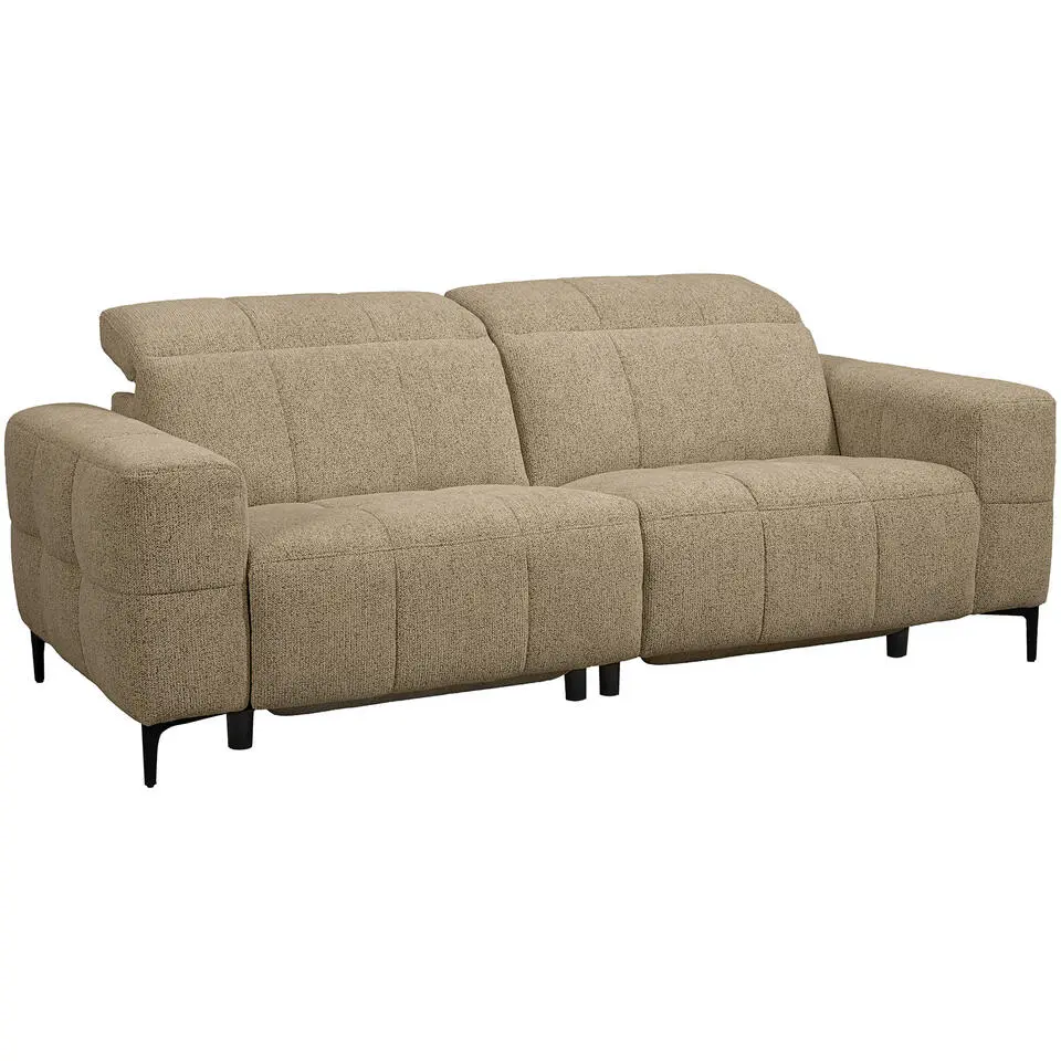 Bank Maeve elektrisch verstelbaar 3-zits - taupe