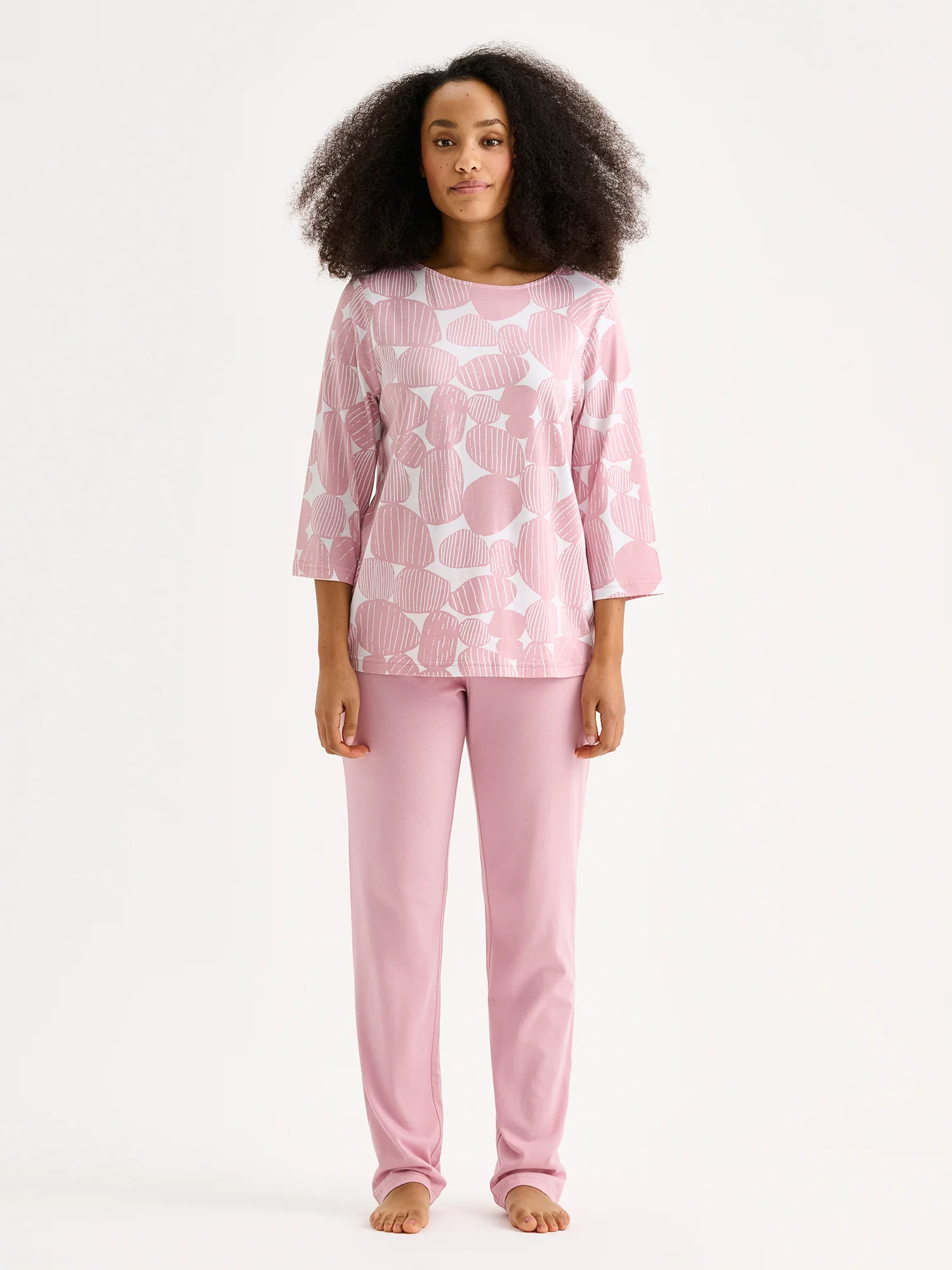 KUMMELI pyjama - vaaleanpunainen