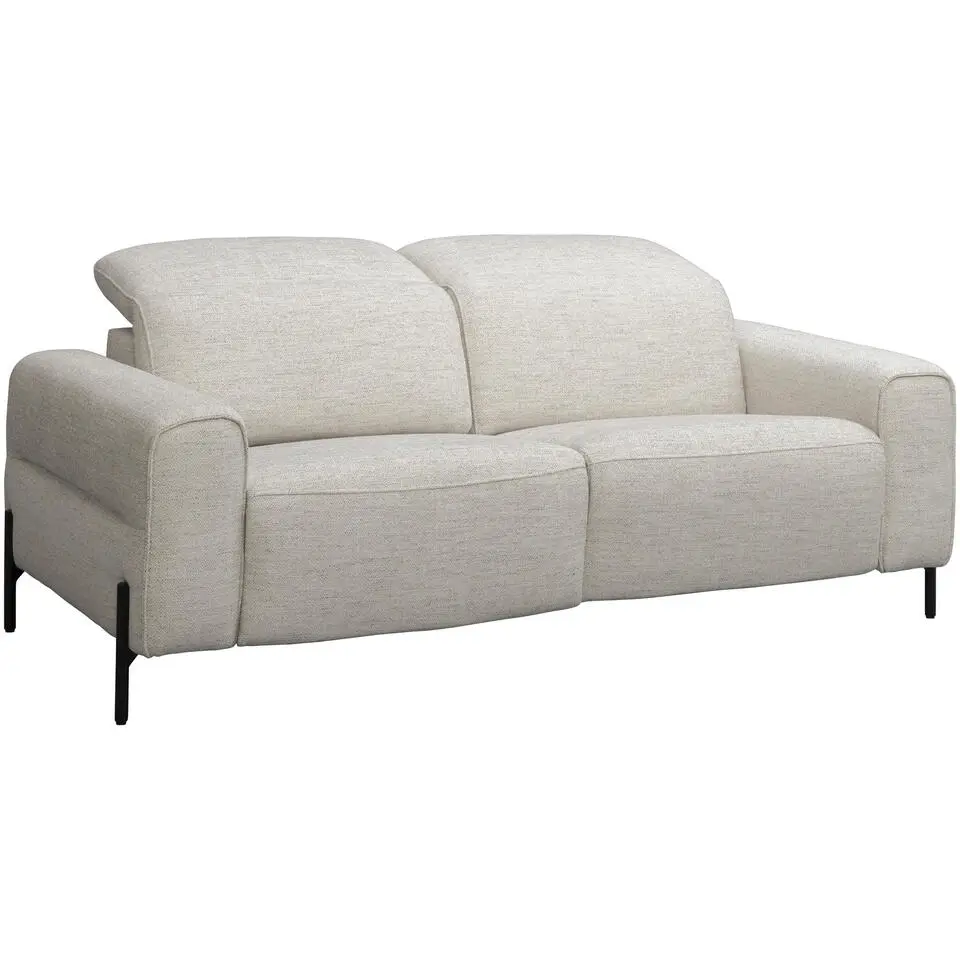 Bank Dave 3-zits - stof Pure - lichtgrijs