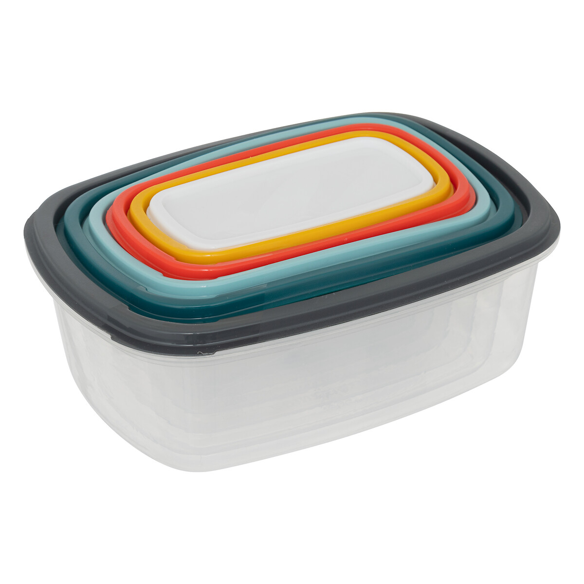 Conjunto de 6 caixas retangulares