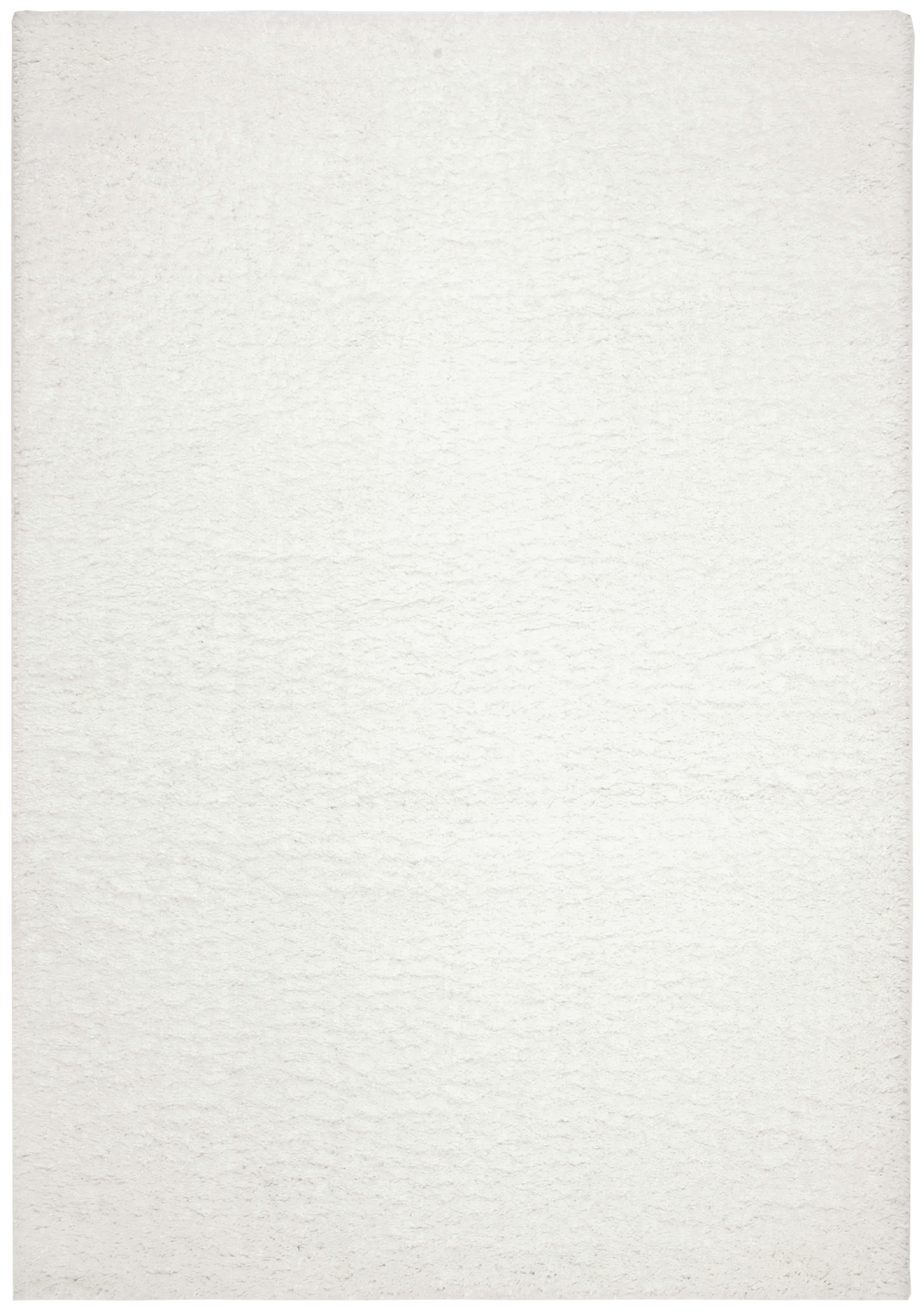 AUGUST SHAG - Tapis de salon interieur hirsute en blanc, 91 x 152 cm