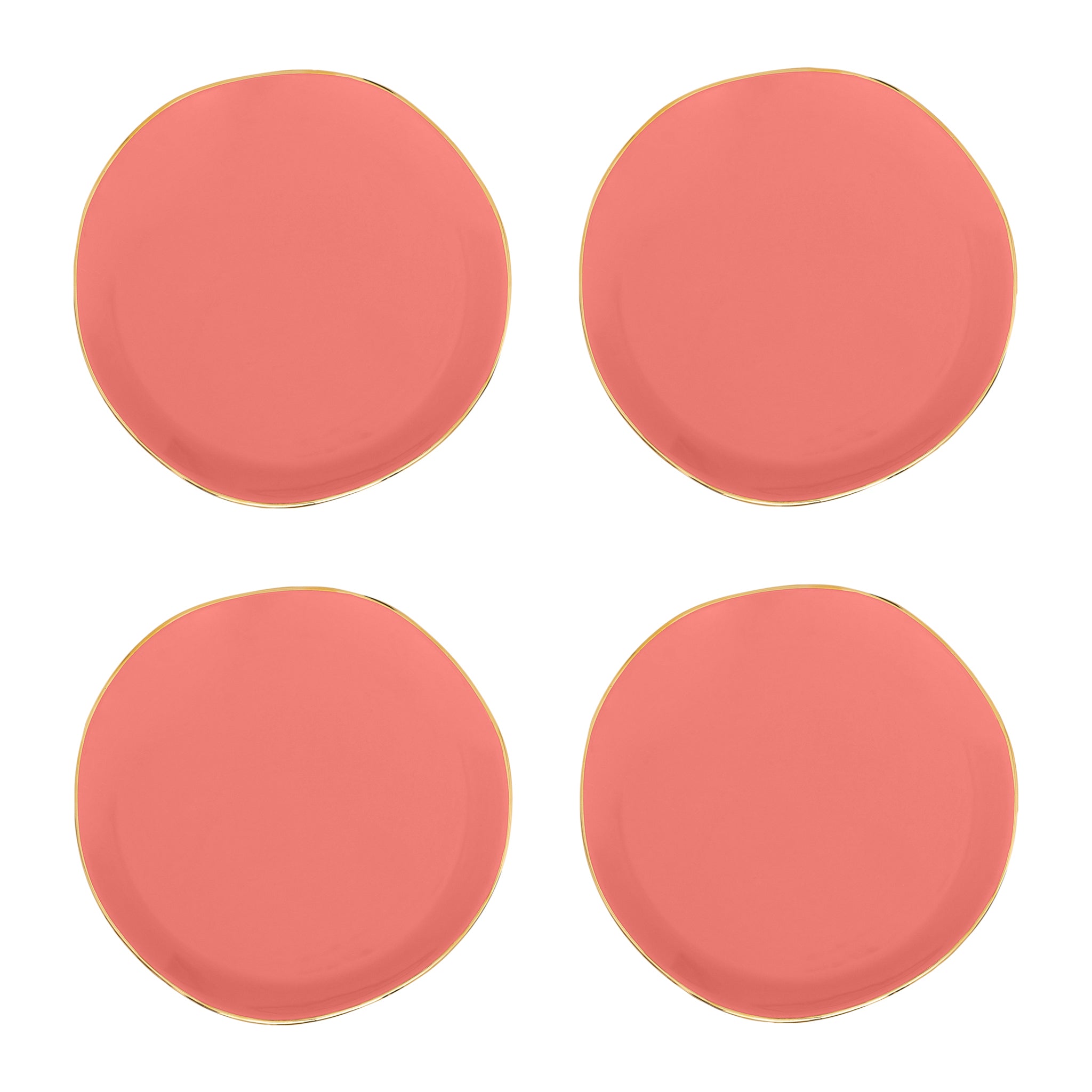 Urban Nature Culture Good Morning Gebaksbord - Burnt Coral - 4 st.