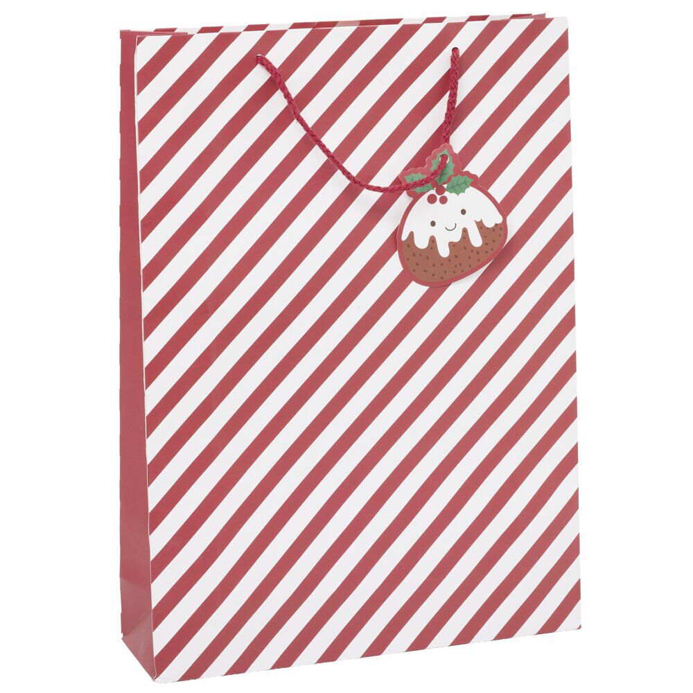 Sac cadeau de No&euml;l Candy grand modèle H46cm (2 modèles)