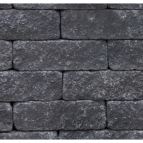 Mauerstein »Anzio Antik«, BxHxT: 50 x 15 x 18 cm, anthrazit