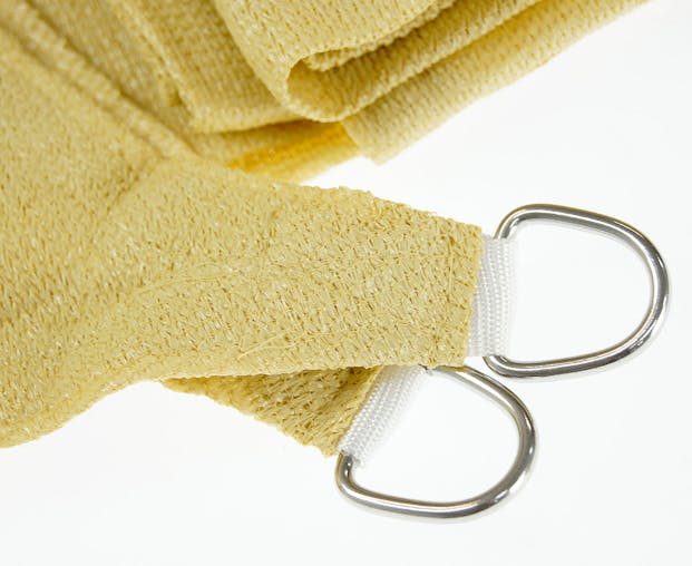 NNEDPE Wallaroo Rectangular Shade Sail Sand: 3m x 4m