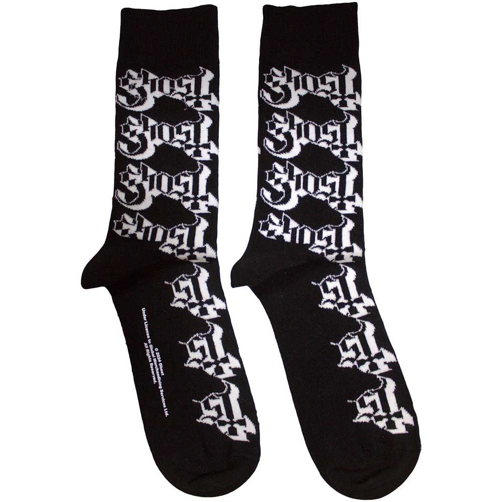 Ghost Band Logo Pattern Ankle Socks Ankle