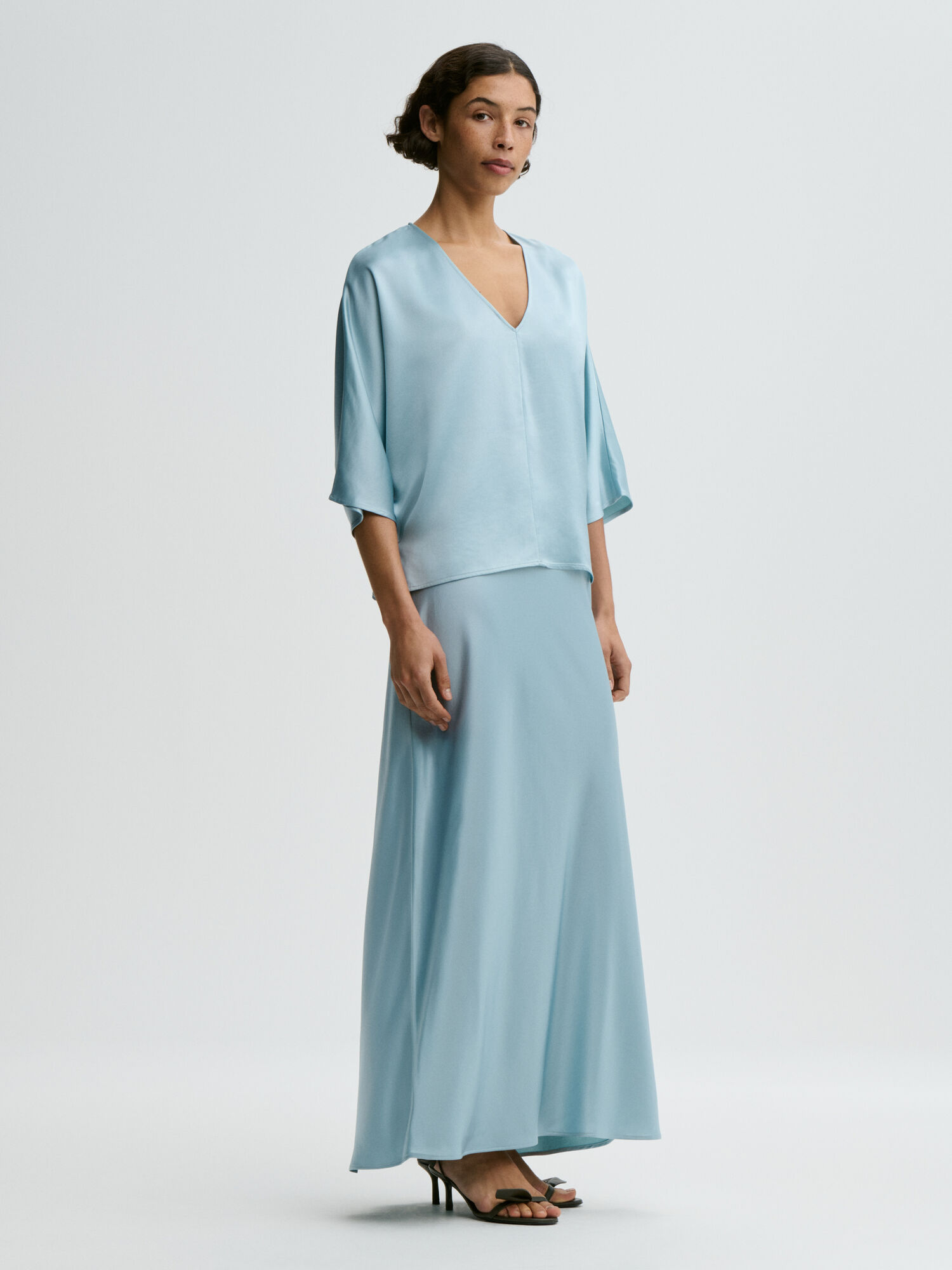 Lucia satin bluse