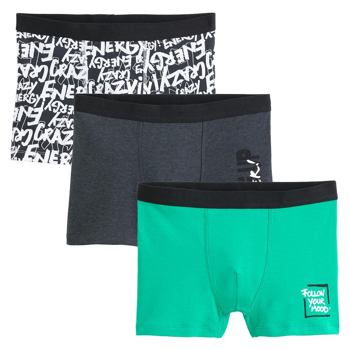 Lot de 3 boxers