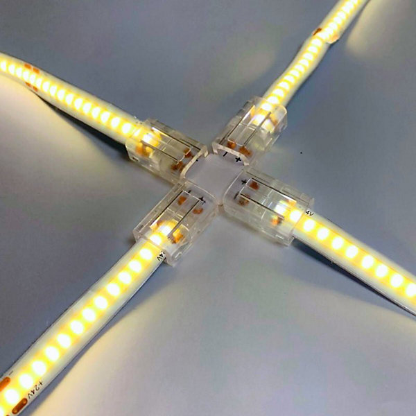 Connecteur X pour Ruban LED COB 8mm - SILAMP