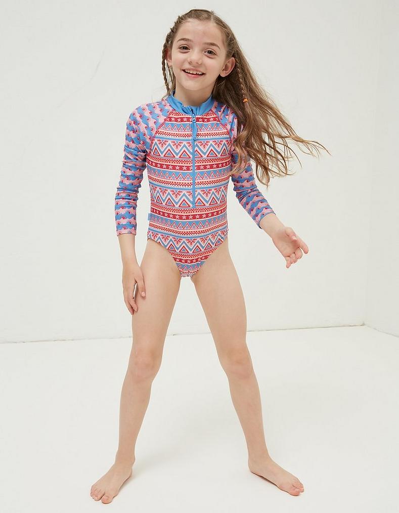 Aztec Long Sleeve Swimsuit