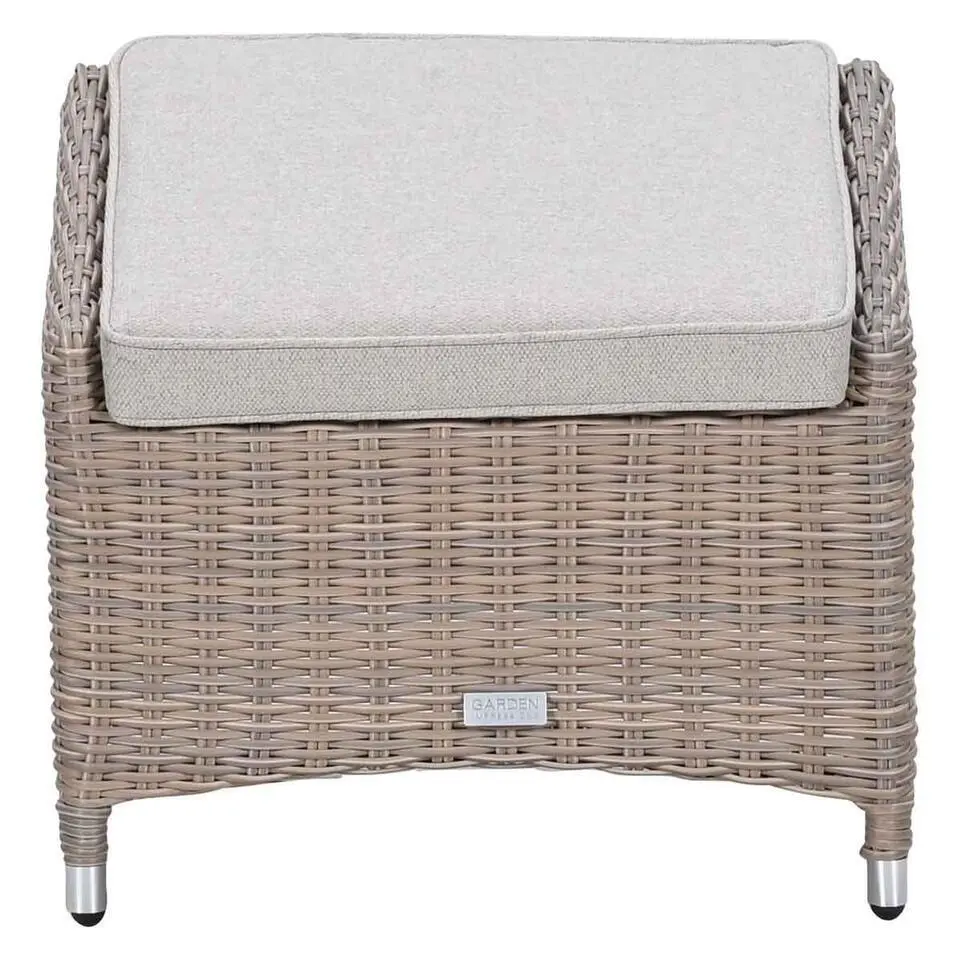 Garden Impressions Collin voetenbank - vintage willow - des. sand