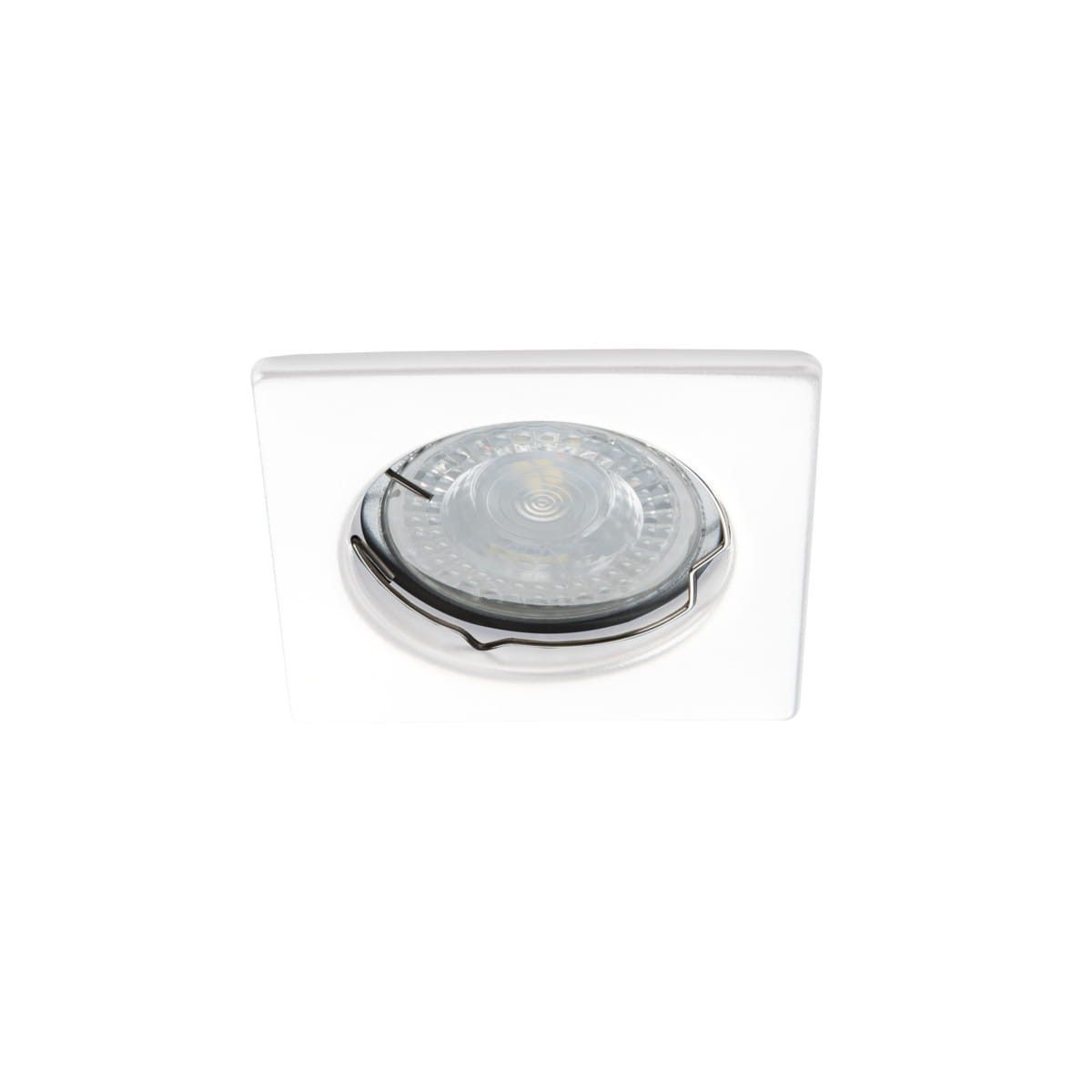 Oprawa wpuszczana kwadratowa biała 8cm ALOR 1xGU10x35W IP20 Kanlux