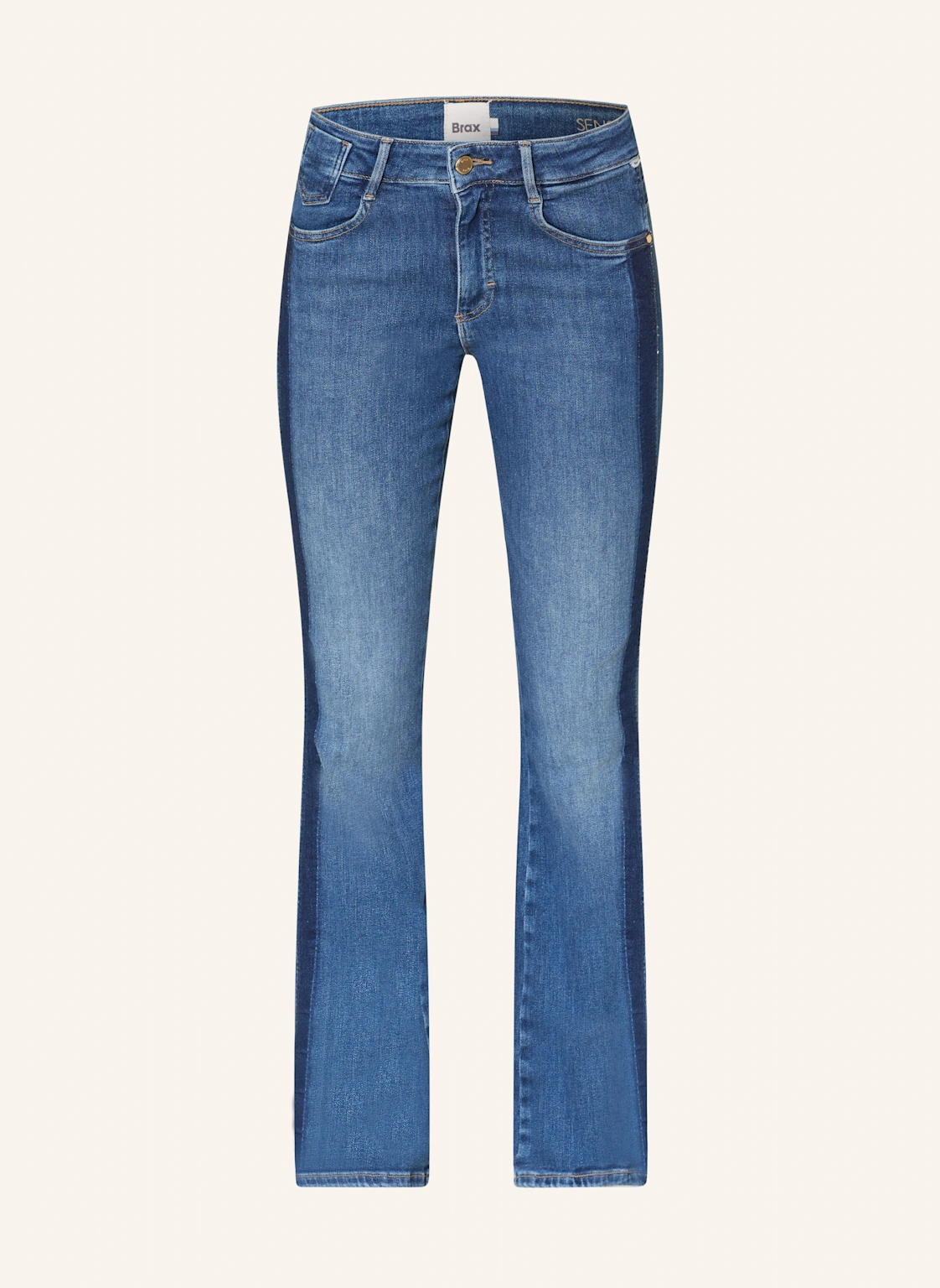 BRAX Bootcut Jeans ANA mit Galonstreifen
