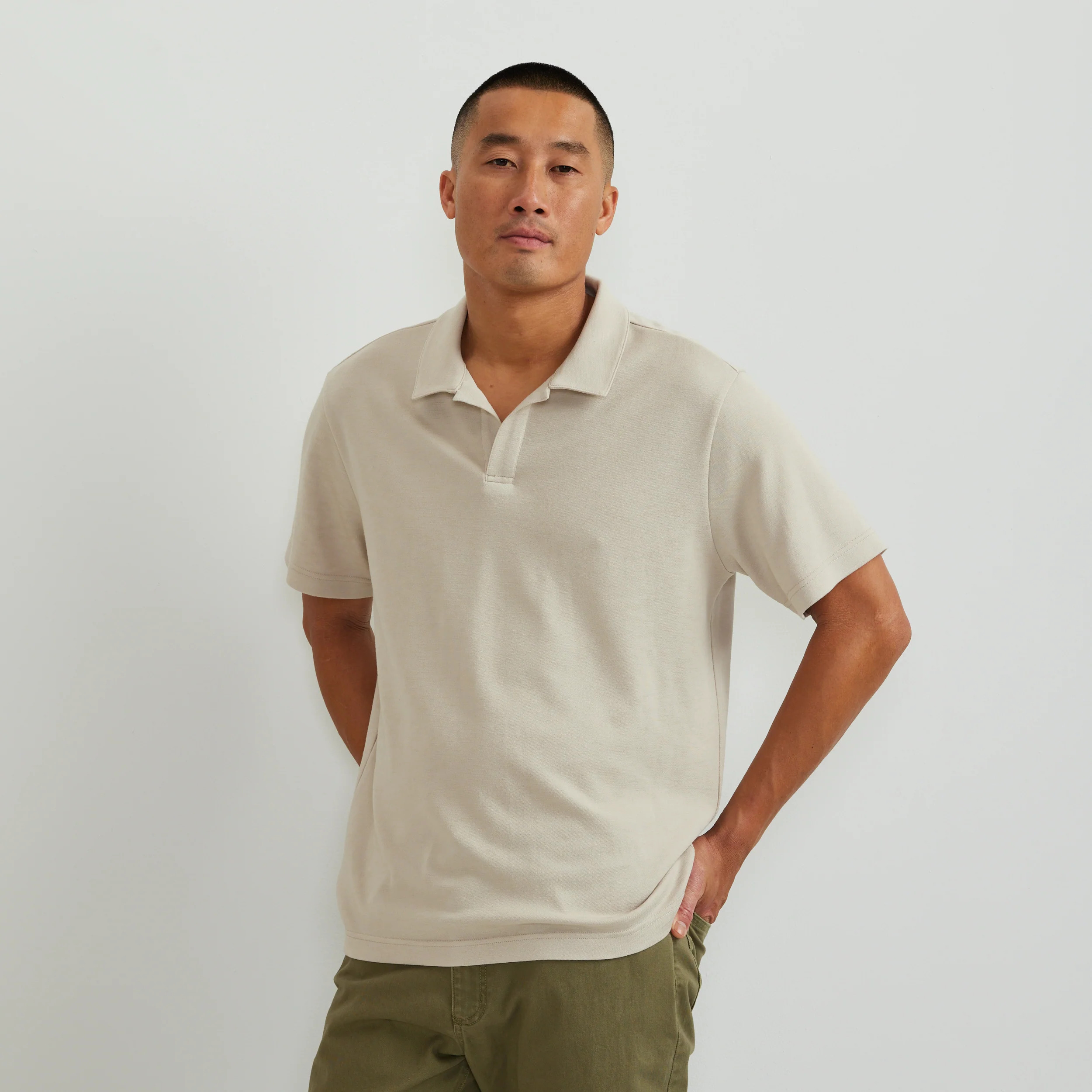 Men's Short Sleeve Journey Modal Polo Shirt