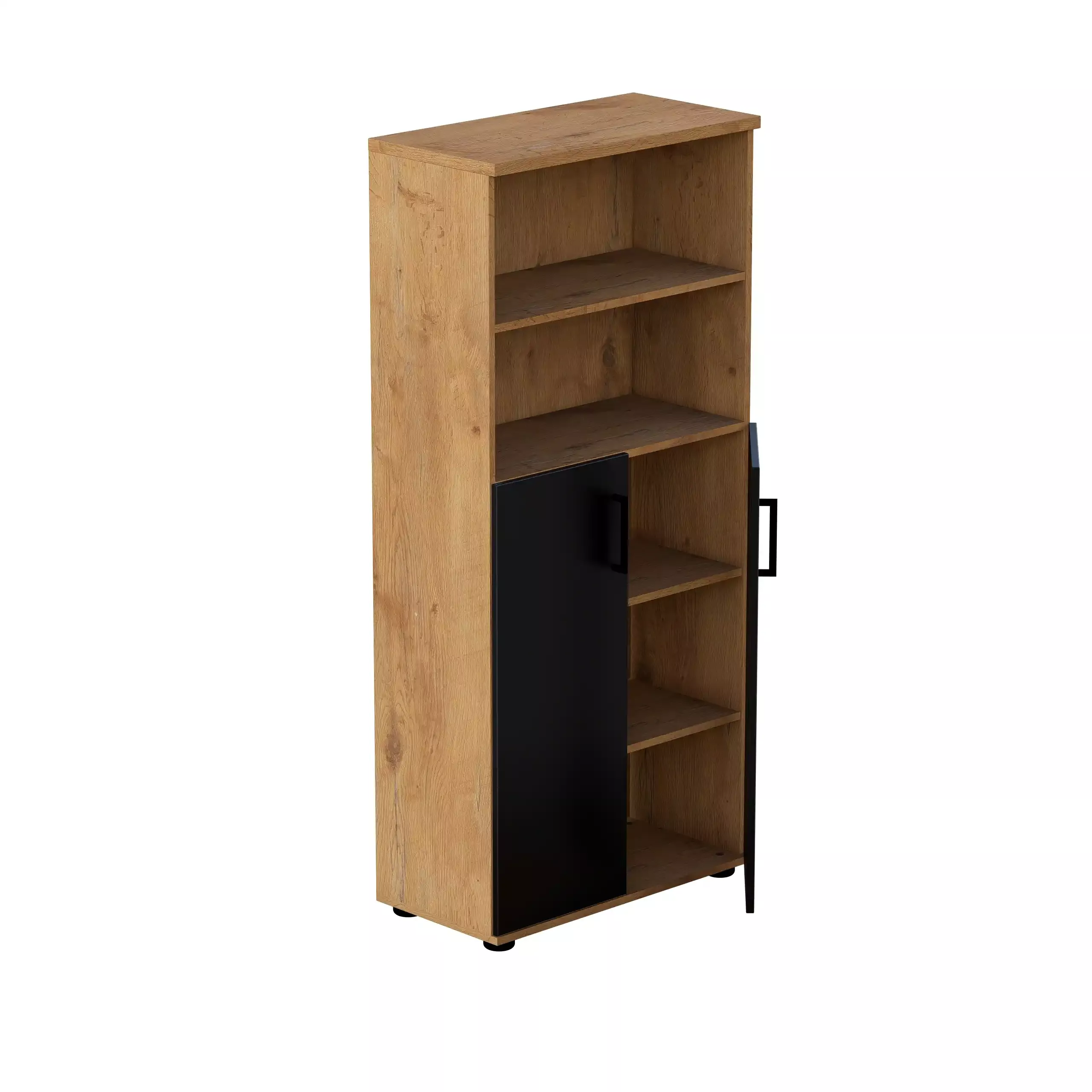 Szafa biurowa LOFT CLARO 5OH Dąb Lancelot