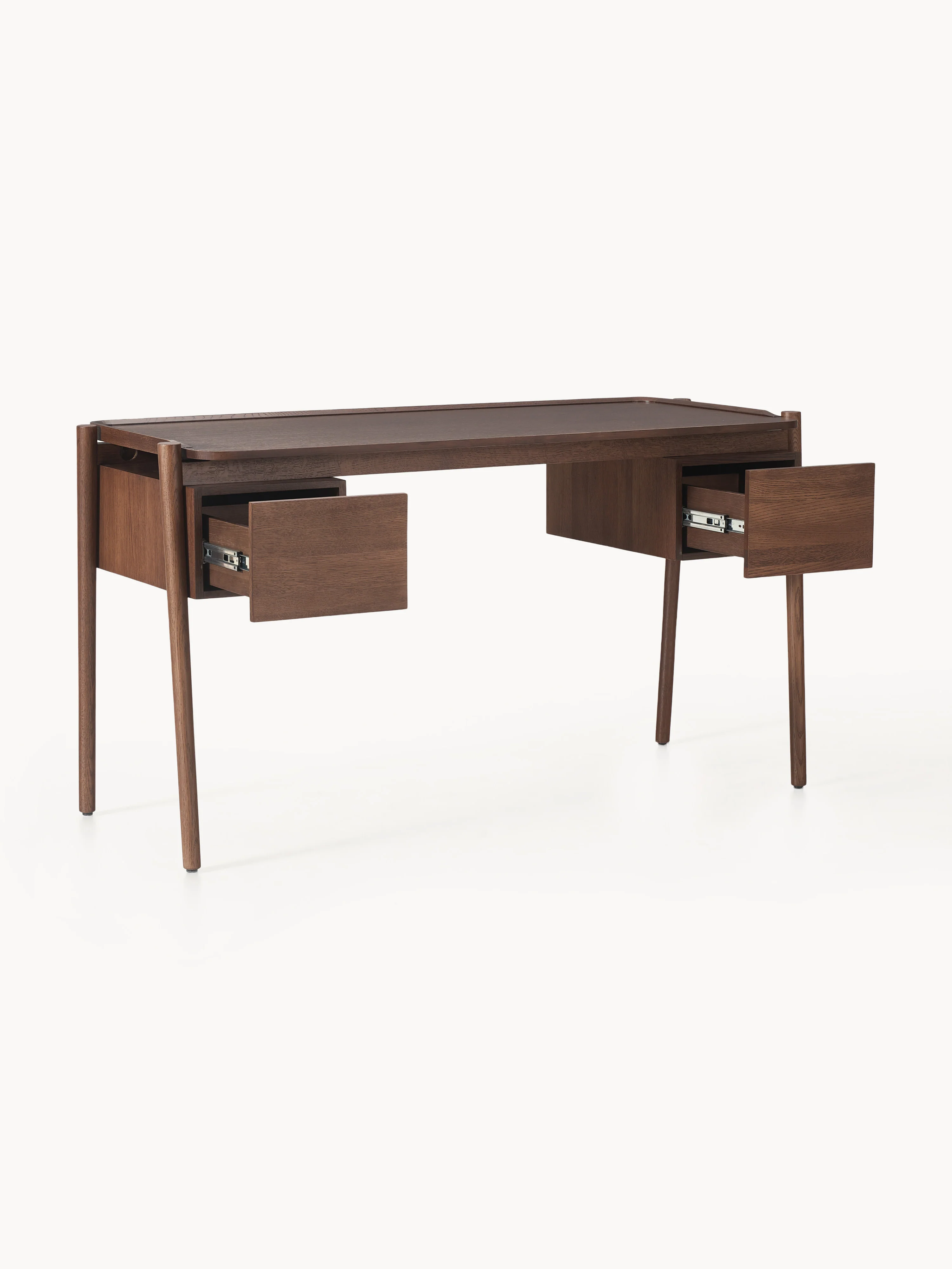 Holz-Schreibtisch Libby mit Schubladen