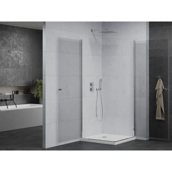 Kabina prysznicowa z brodzikiem Mexen Duo 70x70 transparent