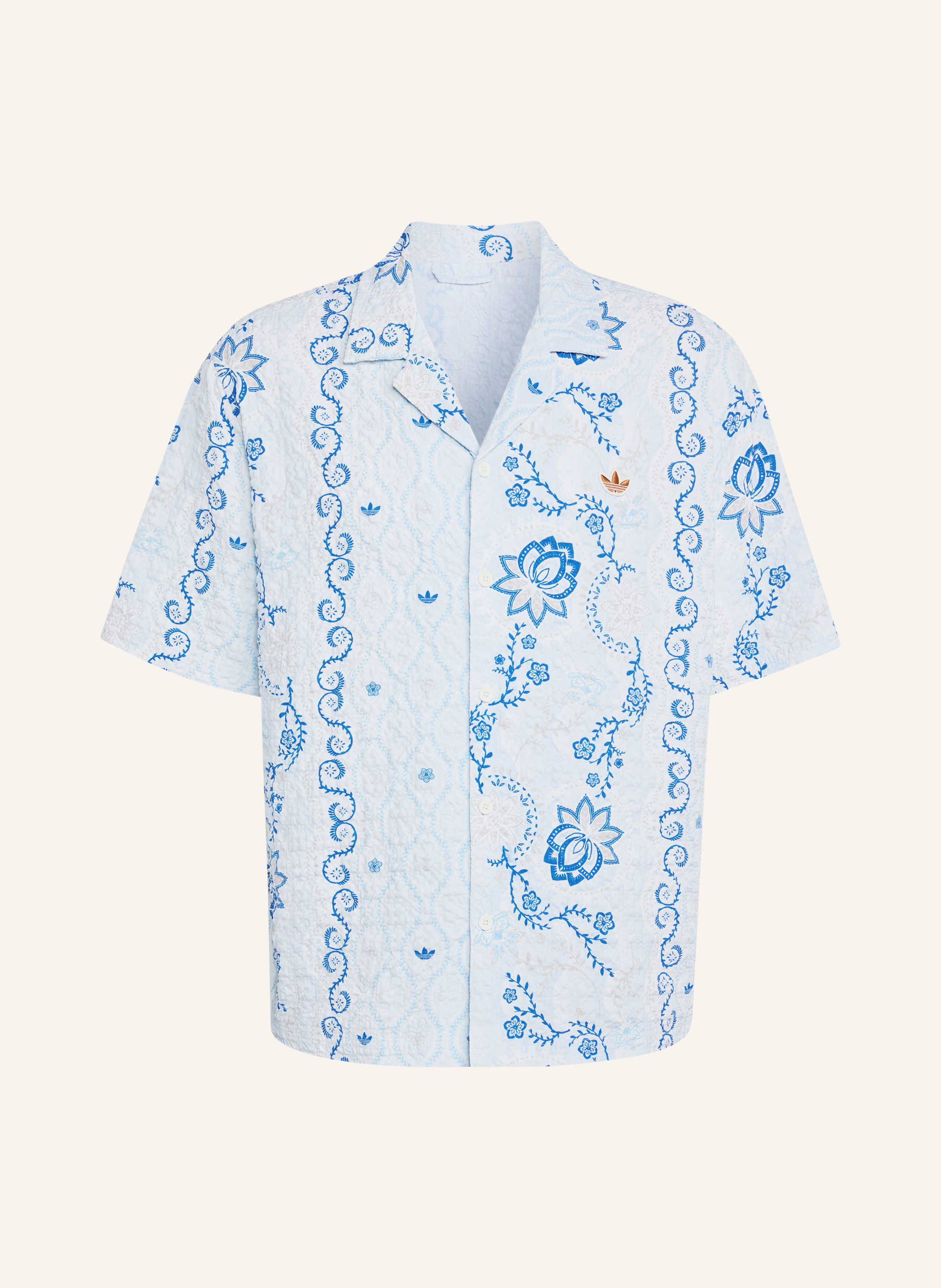 adidas Originals Resorthemd PRINTED SEERSUCKER Comfort Fit