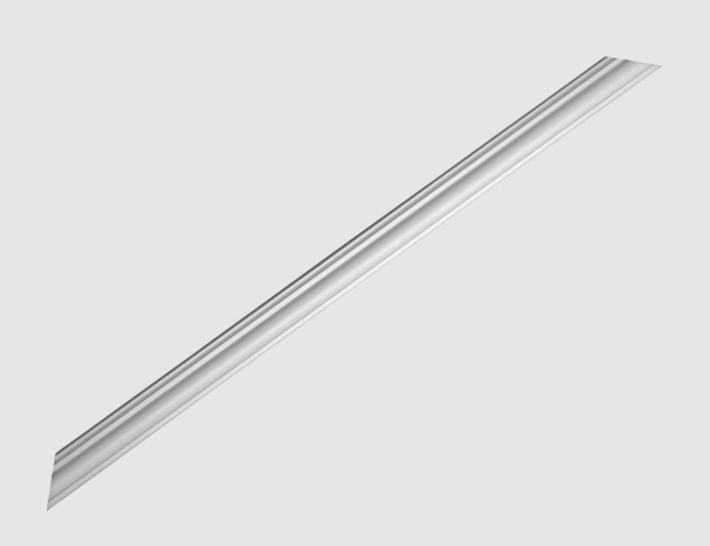 Styropor-Wandleiste 25mm Weiß, 45cm, zugeschnitten