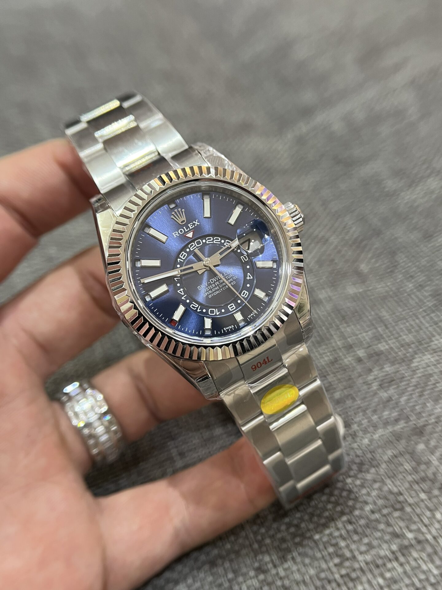 Rolex Sky-Dweller 326935 316L Steel Blue Dial 42mm Oyster NBF Replica
