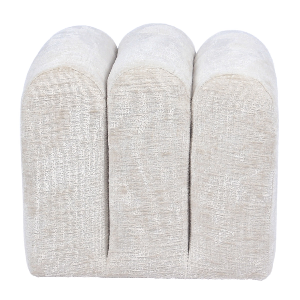 DÉJA Living Poef Lavia - Beige - Stof - 45x45x40cm
