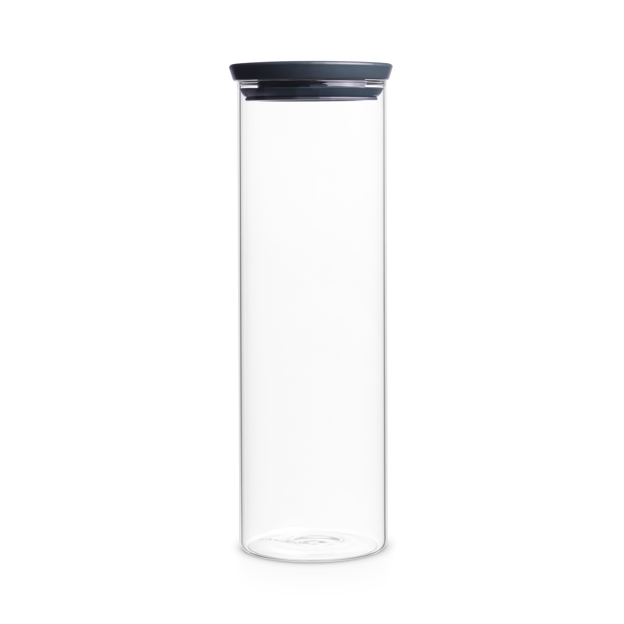 Brabantia Stapelbare glazen voorraadbus, 1,9 liter - Transparent
