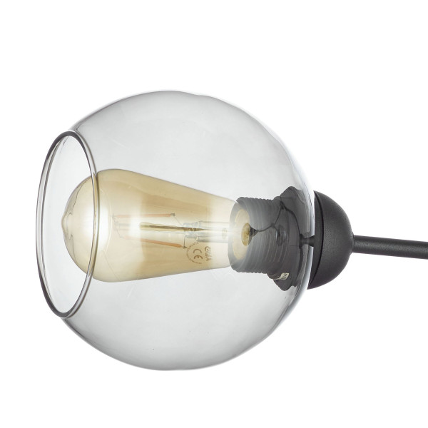 FAIRY lampa sufitowa 4 pł czarna