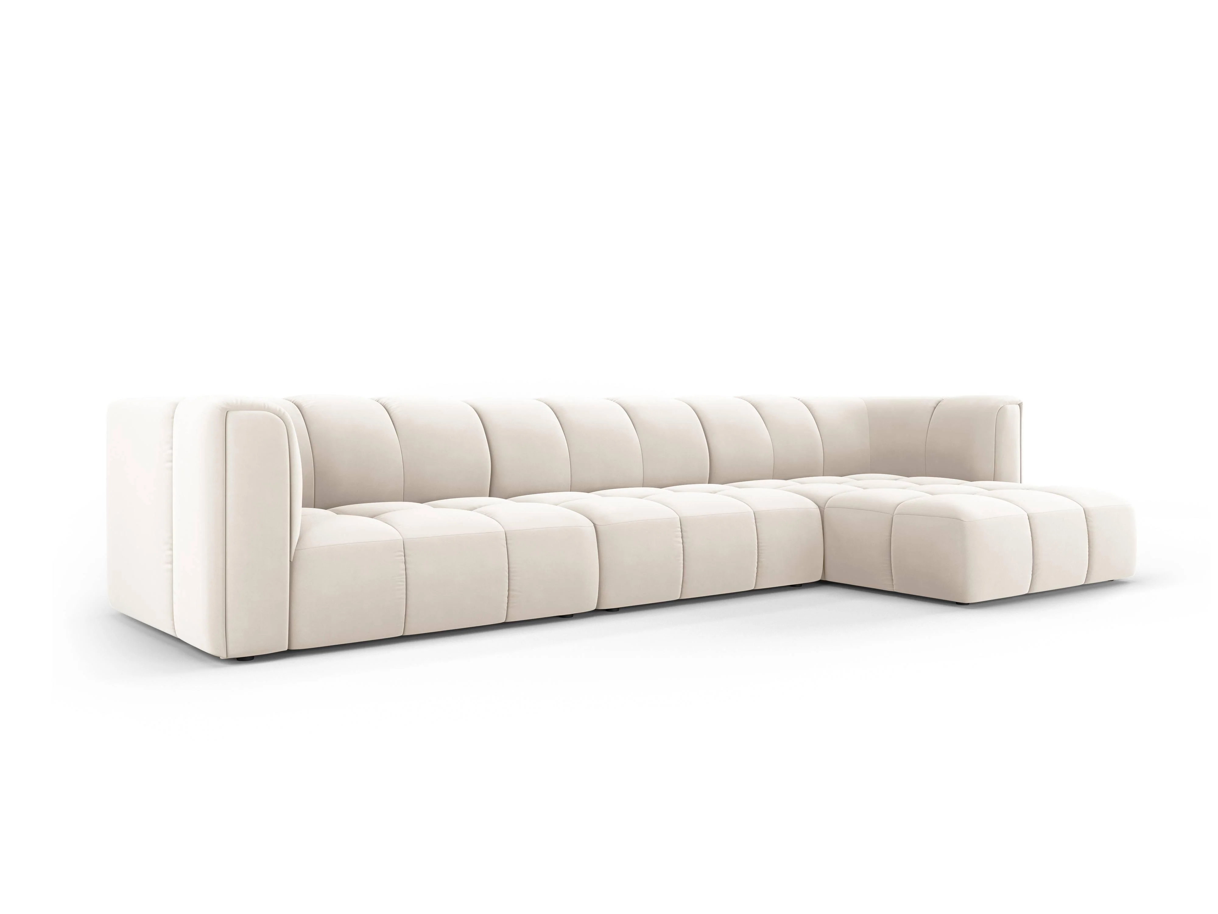 Hoekbank Francesca velvet rechts 5-zits