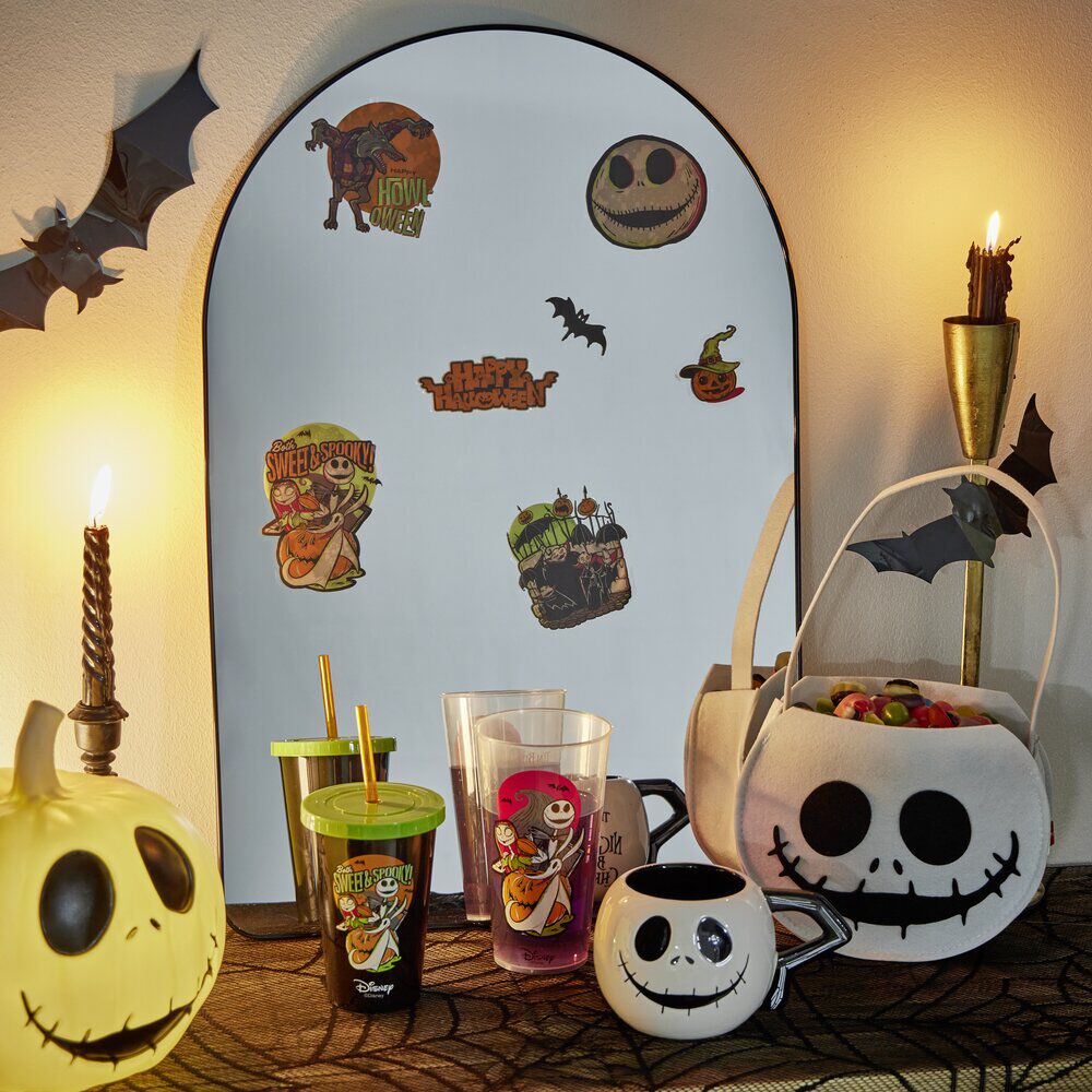 Mug Halloween Disney Mr Jack Skellington dolomite noir et blanc Ø11xH9cm