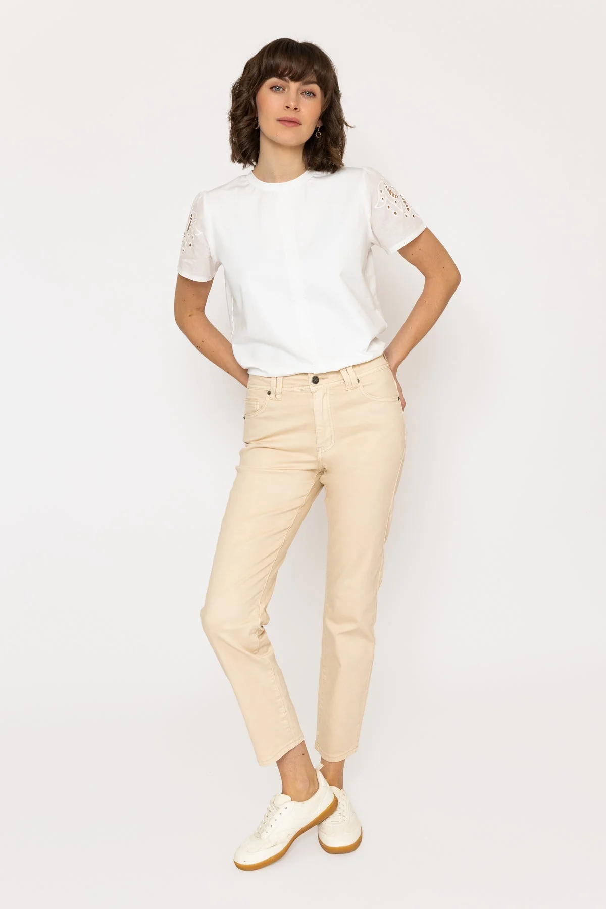 Celine Casual Jeans in Beige